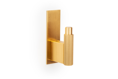 Porte-manteaux ARPA PLATE L80 aluminium brossé laiton